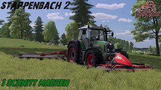 LS22 Stappenbach Story 2 Der 1 Schnitt wird gemäht [upl. by Darbie239]