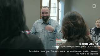 Istituto Marangoni Firenze • interview to Baron Osuna LV Accessories Design Graduates Initiative [upl. by Zipporah]