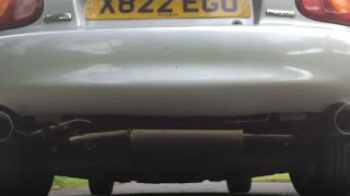 MX5 NB Cobalt Dual Exhaust [upl. by Dowzall]