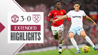 Extended Highlights  Manchester United 30 West Ham  Premier League [upl. by Livia624]