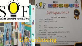 SOF OLYMPIAD Gift Unboxing Review  SOF NSO Gifts SOF [upl. by Tullusus16]