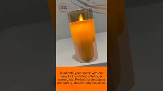 Introducing LED Candles Perfect Ambiance with Safe Flameless Glow [upl. by Puduns]