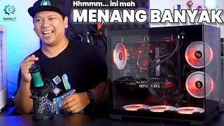 Rakit PC 10Juta Pake RTX 3060 Ft Casing PCCooler C3 T500 [upl. by Hsaka]