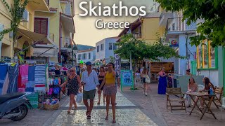 Skiathos Island Greece Walking Tour 2022 [upl. by Atiuqaj]