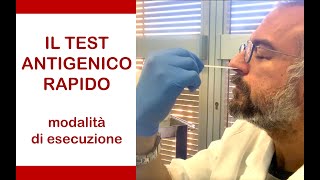 Il Test Antigenico Rapido Modalità di esecuzione passo dopo passo [upl. by Nottus]