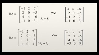 Elementary Row Operations [upl. by Annala28]