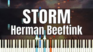 Storm  Piano Tutorial  Herman Beeftink [upl. by Nellir]