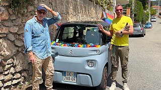 A GAY CRUISE Comes To VILLEFRANCHE And Our CITROEN AMI Publicity Stunt Goes BADLY Wrong [upl. by O'Callaghan]