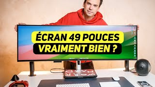 Un écran Ultra large incurvée 49 pouces cest vraiment bien  TEST du DELL Ultrasharp U4924DW [upl. by Bysshe]