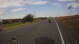 Hwy 129 riding into Anatone Washington [upl. by Silvan]