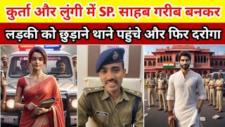 SP साहब कुर्ता और लुंगी में गरीब बनकर लड़की को छुड़ाने थाने पहुंचे और फिर दरोगा ने जो किया [upl. by Langdon]