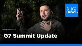 Zelenskyy thanks US Japan for historic security pacts on first day of G7 summit  euronews🇬🇧 [upl. by Lula]