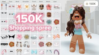 150K ROBUX SHOPPING SPREE 😱🛍️💸 [upl. by Seel]