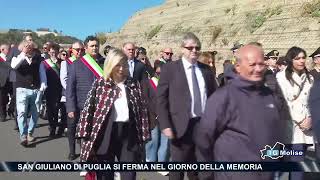 San giuliano di Puglia si ferma nel giorno della memoria [upl. by Notsew932]