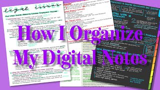 How I Organize My Digital Notes [upl. by Rois159]