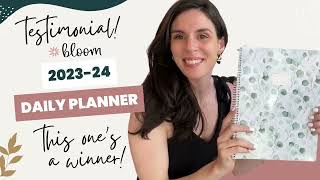 202324 85 x 11 Soft Cover Planner Testimonial [upl. by Freudberg]