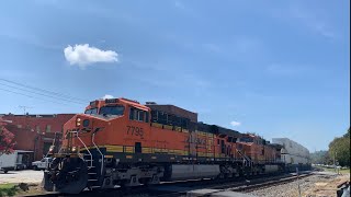 New TrainExtended NS 284 trudges through by Gaffney SC with a smoking second motor [upl. by Simmonds]