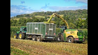 🌽Maisernte 24 • Krone BIG X780  John Deere 7920 • 5x Abfahrer • John Deere amp Fendt • Landtechnik🌽 [upl. by Monda893]