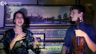 Catalina Vicens amp Conor Gricmanis – Interview at Coudenberg Sound Box Fest [upl. by Rima302]