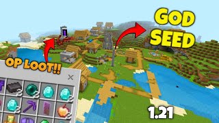 🤯GOD SEED For Minecraft 121 Bedrock And Pocket Edition🔥Seed Minecraft 121 PE Minecraft Seeds [upl. by Memory]