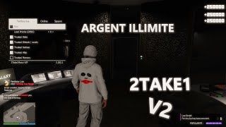 ARGENT ILLIMITE GTA V PC 2TAKE1 [upl. by Havener452]