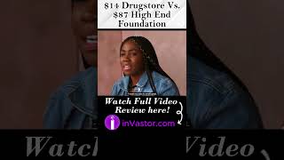 Drugstore Vs High End Foundation Is Expensive Always Better invastor [upl. by Sholom]