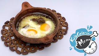 Petit déjeuner protéiné  Recette de Lkhlii Marocain aux oeufs viande séchée aux oeufs [upl. by Yeung9]