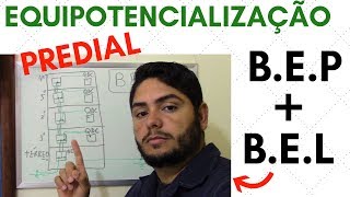 EQUIPOTENCIALIZAÇÃO PREDIAL  BEP  BEL [upl. by Aikem677]