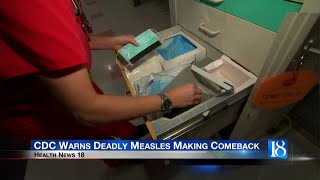 Health News 18 CDC Warns Deadly Measles Making Comeback [upl. by Gradeigh]