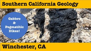 Southern California Geology  Gabbro amp Pegmatitic Dikes [upl. by Yeniffit]