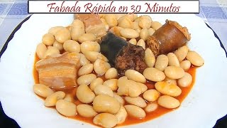 Fabada rápida en 30 minutos  Receta de Cocina en Familia [upl. by Smada]