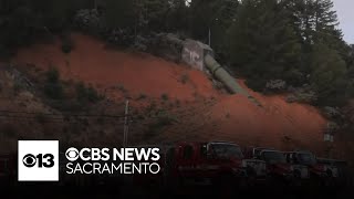 Firefighters battling Dutch Fire near Placer Nevada county line [upl. by Plume]