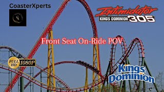 Intimidator 305 Roller Coaster Front Seat OnRide POV🎢💥 Kings Dominion Virginia rollercoaster [upl. by Aissej197]