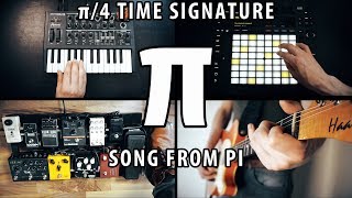 A song from PI  π4 time signature  Melody of Pi [upl. by Enenaj]