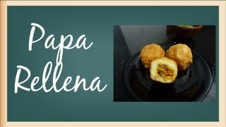 Como hacer papas rellenas Colombianas [upl. by O'Carroll]