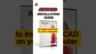 AutoCAD Installation Guide  autocad shorts [upl. by Lenra]