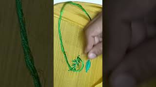 3 types of leaves embroidery trending embroiderypatterns diy sabnas arts [upl. by Cyrille62]