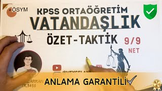 KPSS Ortaöğretim Vatandaşlık 20 Dakikada Fulleten Genel Tekrar [upl. by Ithsav926]