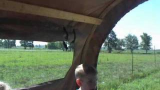 Maple Lane Wildlife Farm Covered Wagon Ride [upl. by Maureen658]