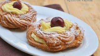 Zeppole di San Giuseppe Fritte  Ricette che Passione [upl. by Gaylord662]