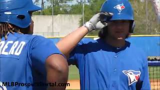 Bo Bichette  Toronto Blue Jays prospect  Full RAW Video [upl. by Rodina]