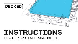 Installation  DECKED CargoGlide on Drawer System Using New Brackets [upl. by Oigres]