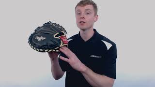 Review Rawlings Gamer SLE 33quot Catchers Mitt GSCM33DSB [upl. by Einimod]