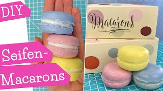 SeifenMacarons  Macarons aus Seife  DIY Melt amp Pour Soap Macarons  DIY Anleitung  mommymade [upl. by Charteris]