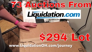 73 Liquidationcom Auctions Won Large Electronics Lot Unboxing Box 1 [upl. by Swetlana883]