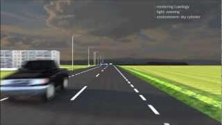 Animation of road designs with Bentley MicroStation V8i SelectSERIES 3 [upl. by Allana192]