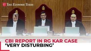 RG Kar horror case in SC CJI says what CBI revealed in its status report is ‘very disturbing’ [upl. by Aniger773]