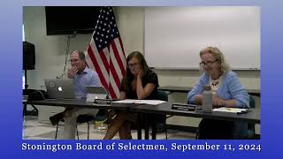 Board of Selectmen 091124 [upl. by Dietsche]