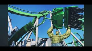 Incredible Hulk roller coaster [upl. by Honna]