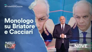 Maurizio Crozza su Cacciari quotPerché un filosofo di sinistra è diventato lidolo di Briatorequot [upl. by Torrin565]